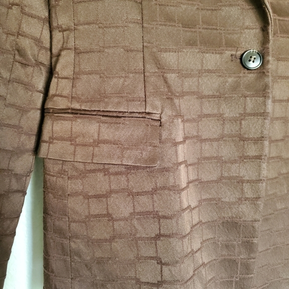 Elie Tahari Square Stitch Blazer Size 10 - Picture 4 of 10